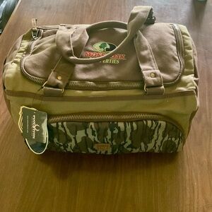 Mossy Oak Brown and Green Outdoor Duffel Bag